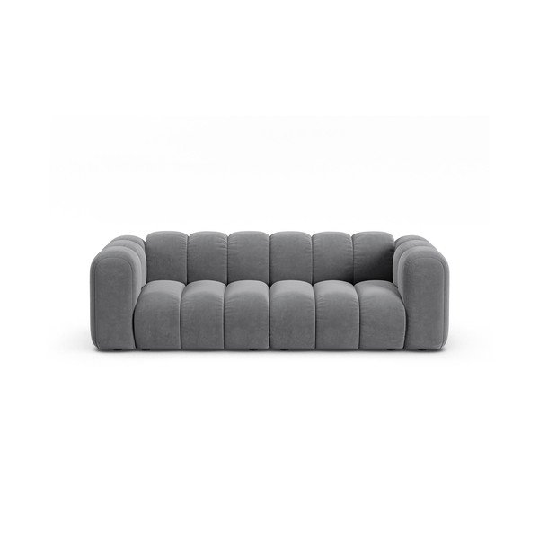 Sofa šviesiai pilkos spalvos 228 cm Lupine – Micadoni Home