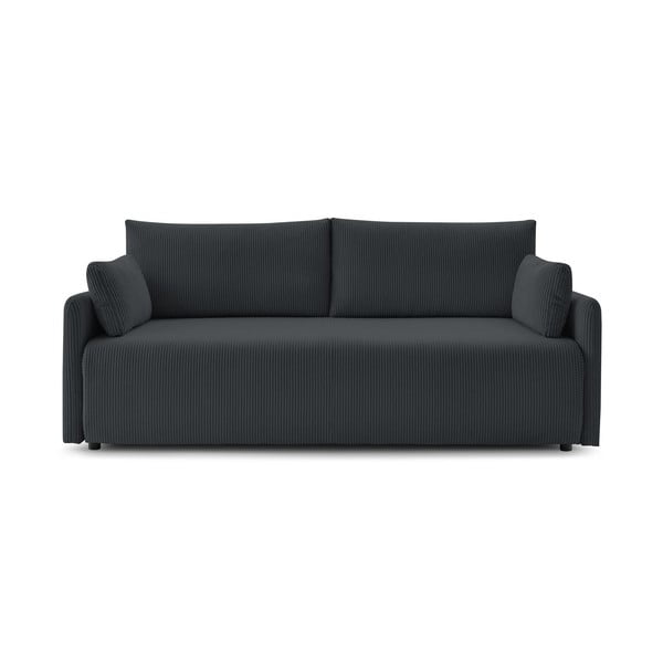 Iš kordinio velveto sulankstoma sofa tamsiai pilkos spalvos 211 cm Marcel – Bobochic Paris