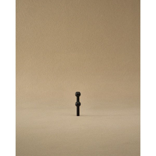 Matinės juodos spalvos iš metalo vaza (aukštis 10 cm) Nagel – STOFF Nagel-image-3