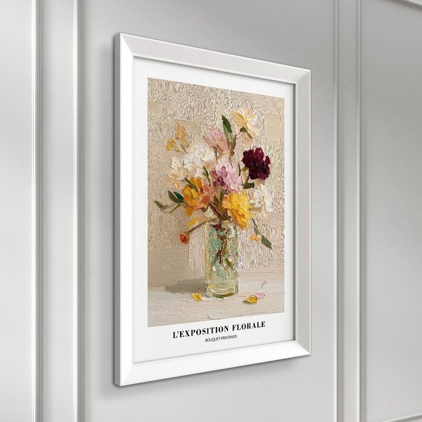Spausdintas paveikslas su rėmeliu 56x75 cm Sunny Bouquet – Styler-image-3