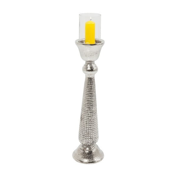 Dekoratyvinė sidabrinė žvakidė "Kare Design Miracle", 93 cm aukščio