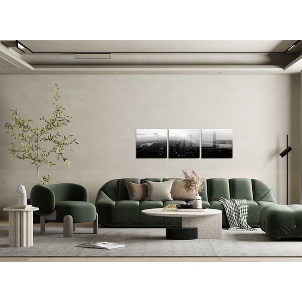 Paveikslai 3 vnt. rinkinyje 40x40 cm City - Wallity-image-1