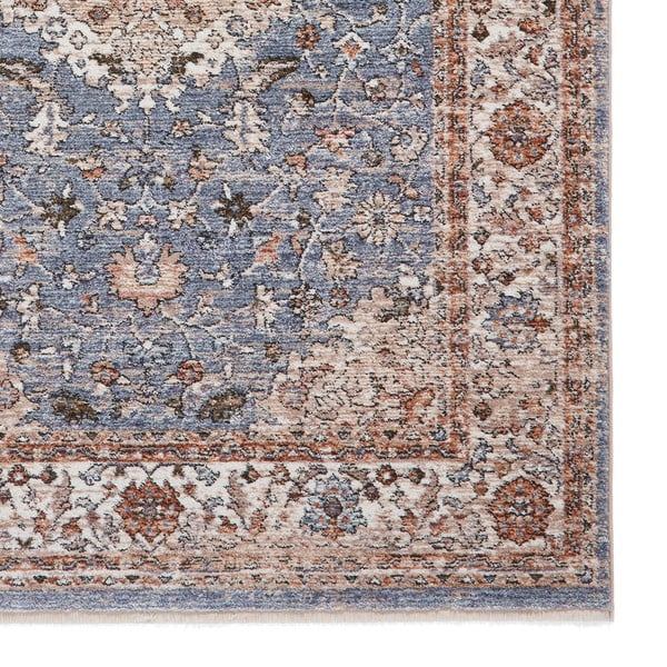 Kilimas mėlynos spalvos/smėlio spalvos 80x300 cm Vintage – Think Rugs-image-4
