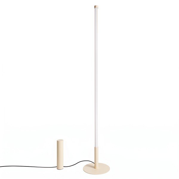Smėlio spalvos iš metalo pastatomas šviestuvas LED (aukštis 150 cm) TRANG – Thoro