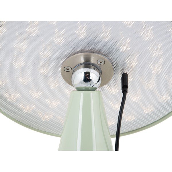 Stalinis šviestuvas šviesiai žalios spalvos LED su pritemdymo funkcija (aukštis 26 cm) Phoebe – Leitmotiv-image-4