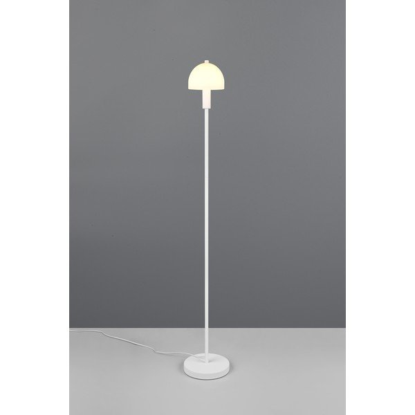 Pastatomas šviestuvas baltos spalvos (aukštis 120 cm) su stiklo gaubtu Glenn – Reality-image-1