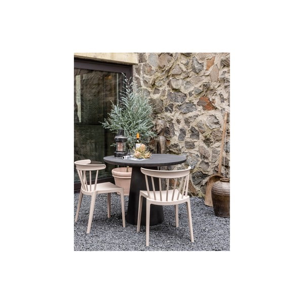 Rudai pilkas sodo šoninis staliukas WOOOOD Damon, ø 100-image-3