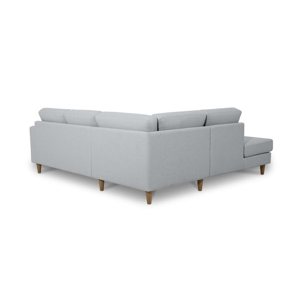 Kampinė sofa pilkos spalvos (su kairiuoju kampu) Focus – Scandic-image-3