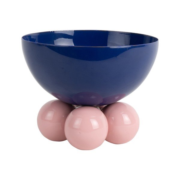 Tamsiai mėlynos spalvos iš geležies mažas dubuo Double Funky – PT LIVING-image-4