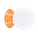 Oranžinės spalvos iš keramikos sieninė lempa ø 12 cm Farsa – Sollux