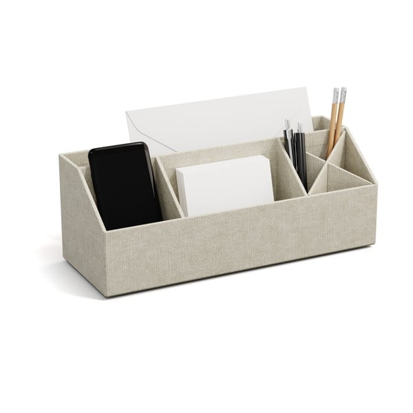 Iš kartono biuro organizatorius kanceliarinėms prekėms Elisa Canvas Paper Laminate – Bigso