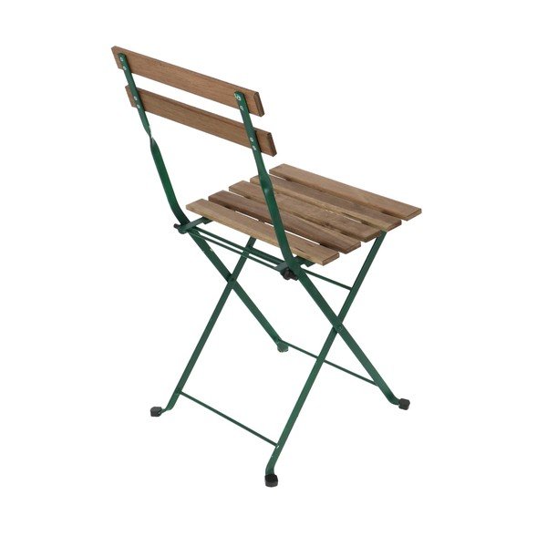 Žalia ir smėlio spalvos metalinė sodo kėdė - Esschert Design-image-3