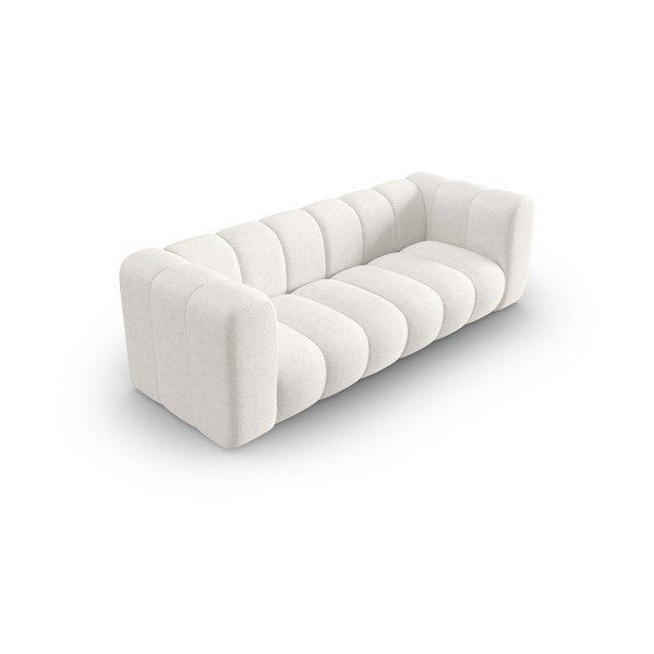 Sofa baltos spalvos 228 cm Lupine – Micadoni Home-image-3