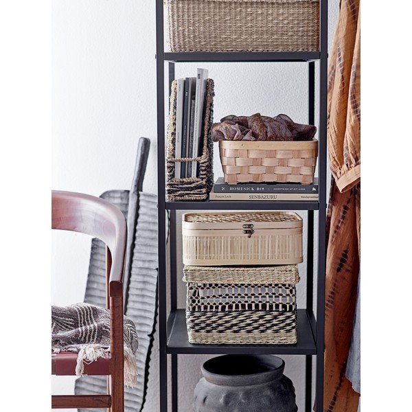 Juodos spalvos iš metalo drabužių kabykla 90x183x40 cm Valde – Bloomingville-image-2