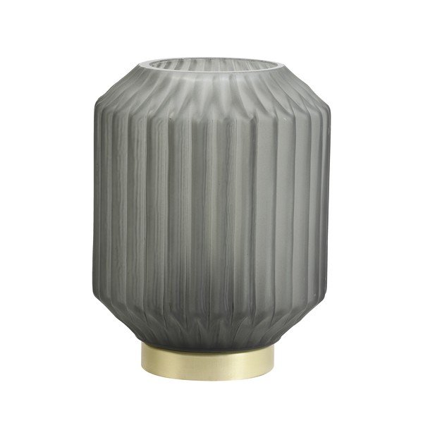 Pilka stalinė lempa (aukštis 17 cm) Ivot - Light & Living