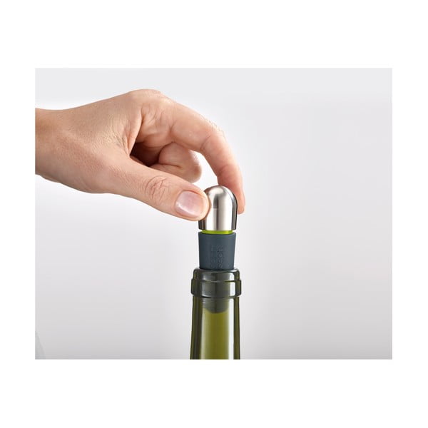 Iš nerūdijančio plieno vyno kamštis BarWise – Joseph Joseph-image-1