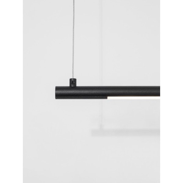 Matinės juodos spalvos iš aliuminio kabantis šviestuvas LED Elettra – Nova Luce-image-3