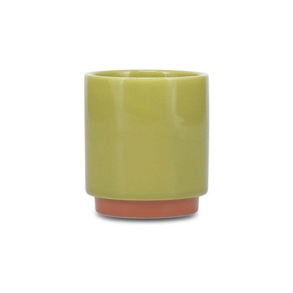 Žalios spalvos/oranžinės spalvos iš molio puodelis 270 ml Duo – ONA