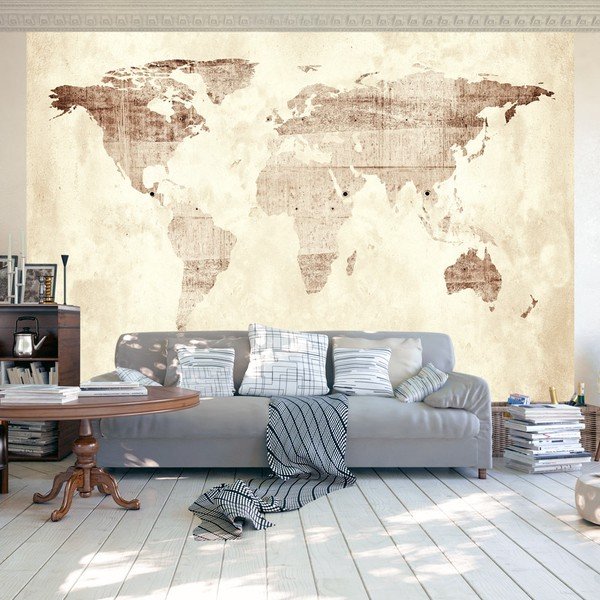Didelio formato tapetai Artgeist Precious Map, 200 x 140 cm-image-1