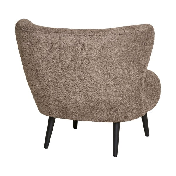 Iš boucle krėslas rudos spalvos Covelo – House Nordic-image-3