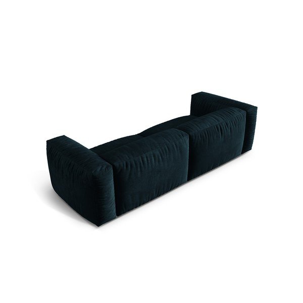 Tamsiai mėlynos spalvos iš velveto sofa 240 cm Martina – Micadoni -image-3