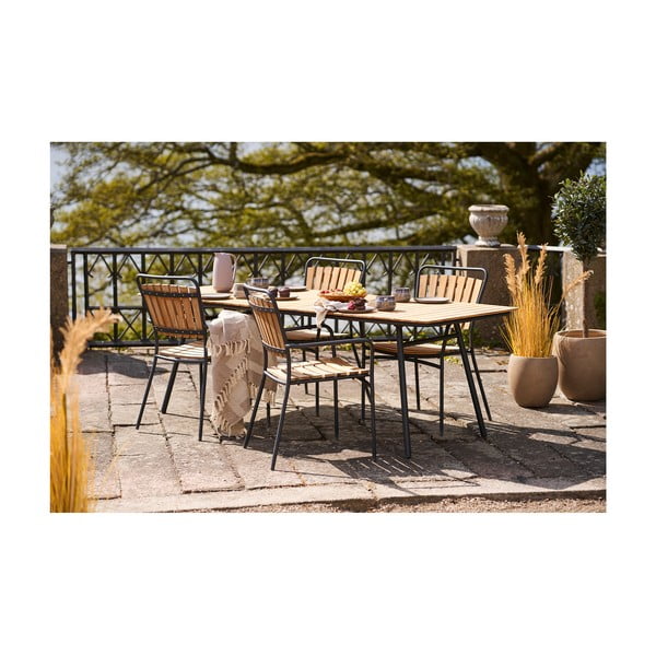 Šviesiai rudos spalvos iš perdirbtos medvilnės antklodė ir pledas 130x180 cm Adana – House Nordic-image-2