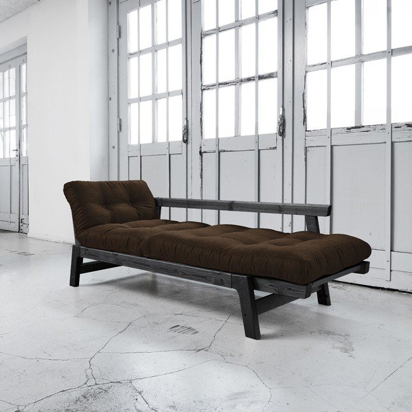 Sofa lova "Karup Step" juoda/šoko ruda-image-3