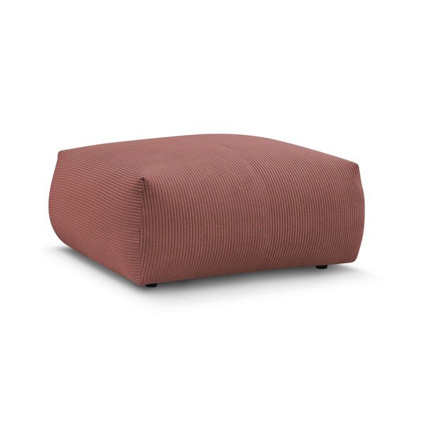 Iš kordinio velveto taburetė šviesiai rožinės spalvos Voltaire – Bobochic Paris-image-3