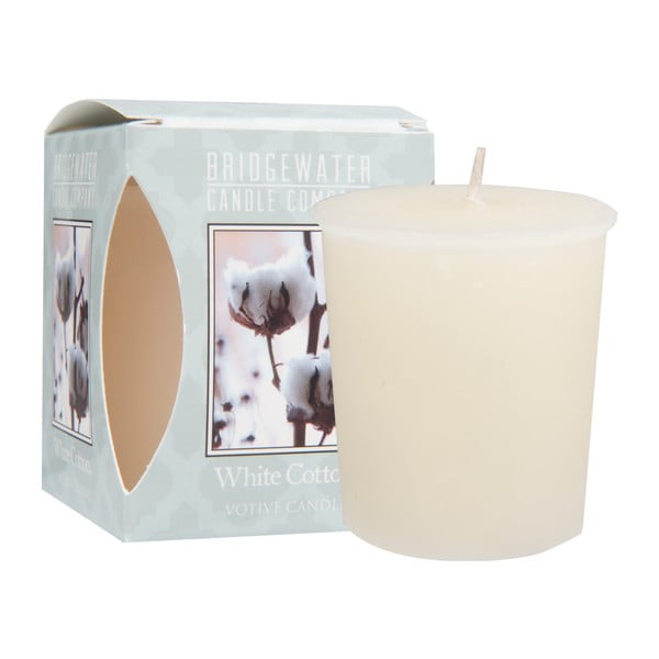 Aromatinė žvakė degimo laikas 15 h White Cotton – Bridgewater Candle Company