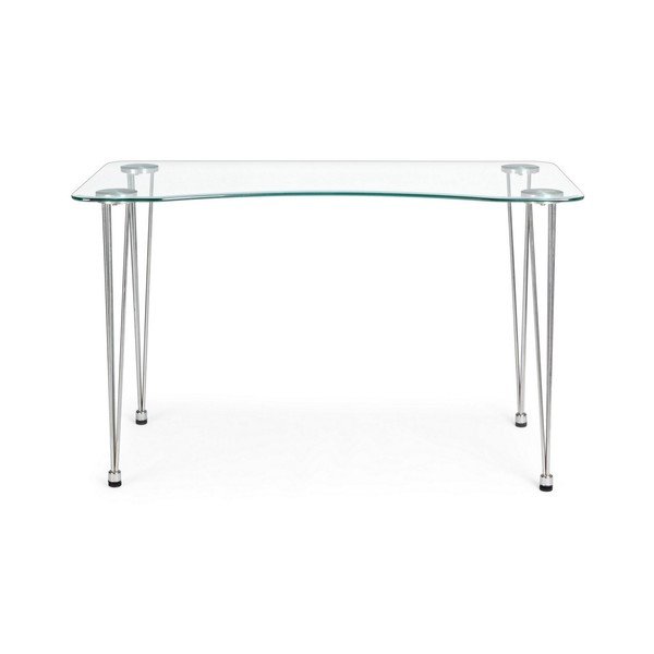 Rašomasis stalas su stikliniu stalviršiu 60x120 cm Rondo – Bizzotto-image-4