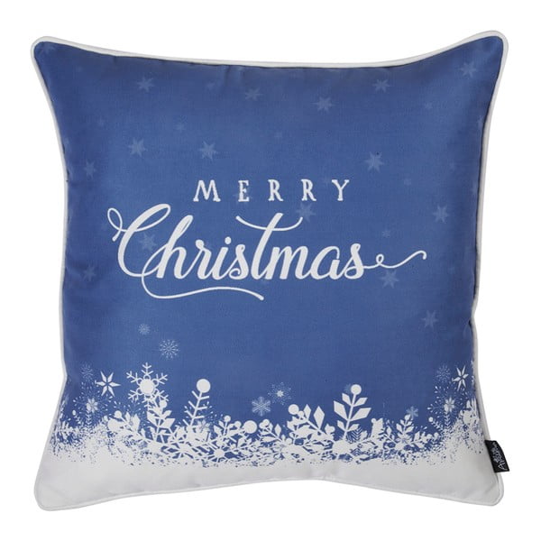 Mėlynas užvalkalas su kalėdiniu motyvu Mike & Co. NEW YORK Honey Merry Christmas, 45 x 45 cm