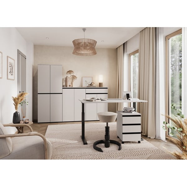 Elektra reguliuojamas aukštis reguliuojamas darbo stalas 80x120 cm Bedano – Germania-image-2