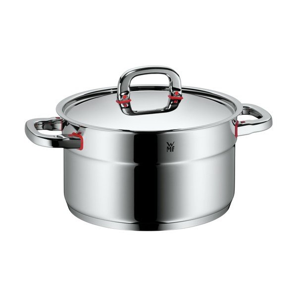 Nerūdijančio plieno puodas su dangčiu WMF Cromargan® Premium A III, ⌀ 24 cm