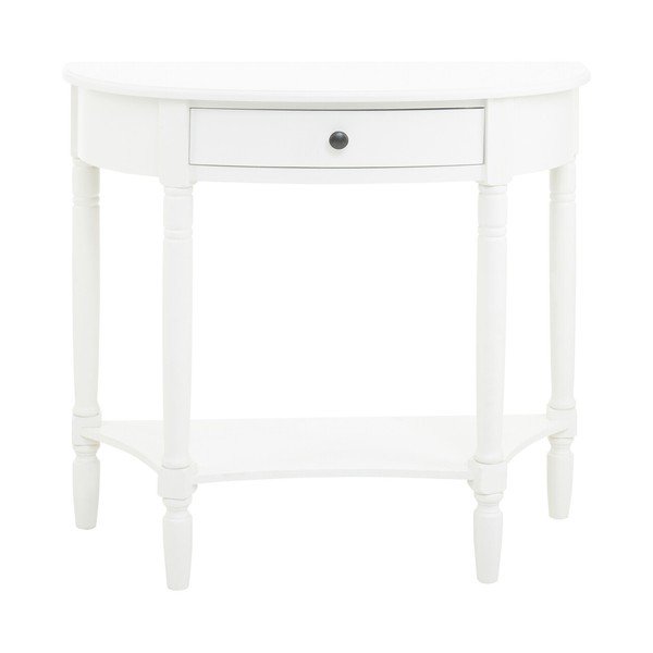 Baltos spalvos iš pušies masyvo konsolinis staliukas 32x93 cm Heritage – Premier Housewares-image-4