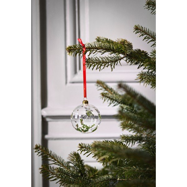 Iš stiklo pūstas eglutės papuošimas ø 8 cm Christmas – Holmegaard-image-1