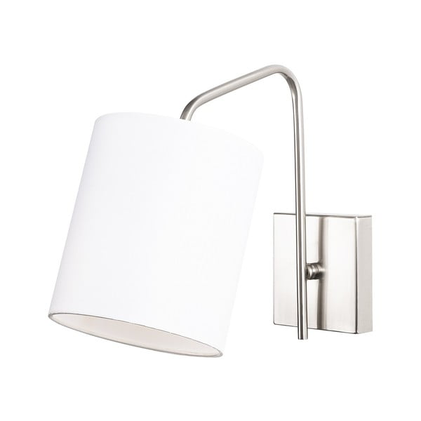 Sieninė lempa baltos spalvos/sidabrinės spalvos Ve – Opviq lights