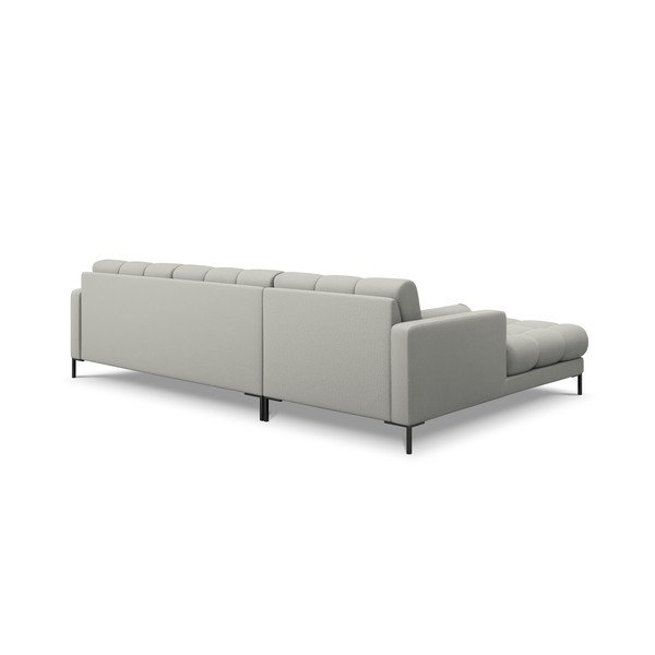 Šviesiai pilka kampinė sofa Cosmopolitan Design Bali, kampas kairėje-image-4