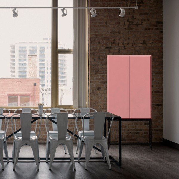 Spintelė rožinės spalvos 75x164,5 cm Lennon – Really Nice Things-image-3