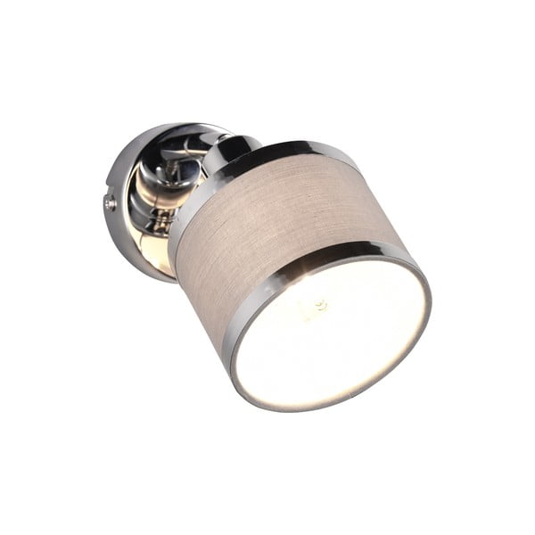 Sieninė lempa smėlio spalvos/sidabrinės spalvos ø 10 cm Arosa – Trio-image-1