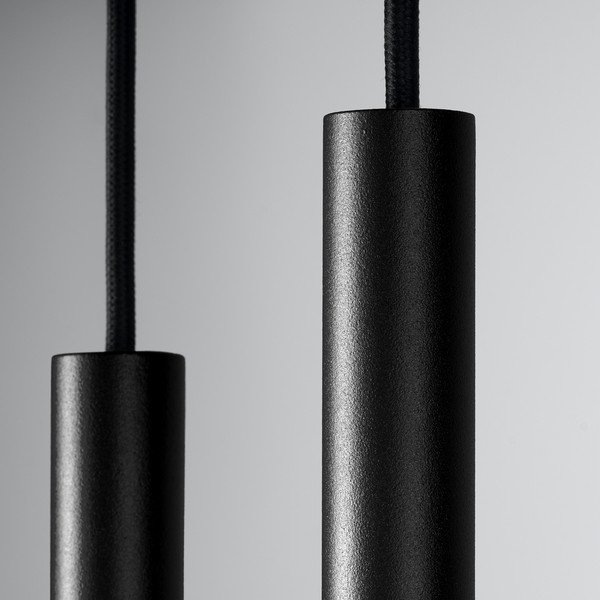 Juodos spalvos iš metalo kabantis šviestuvas ø 15 cm Fideus – Sollux-image-3