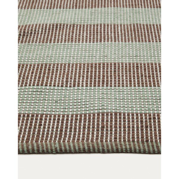Iš perdirbto pluošto lauko kilimas mėtų spalvos/rudos spalvos 200x300 cm Fonol – Kave Home-image-3