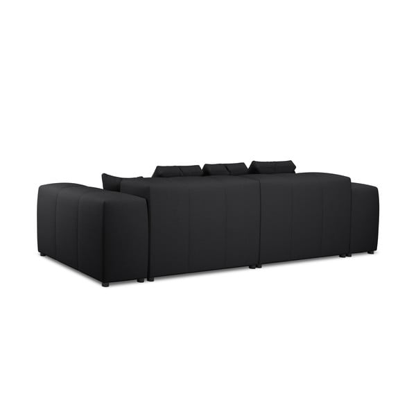 Juoda sofa 320 cm Rome - Cosmopolitan Design-image-2