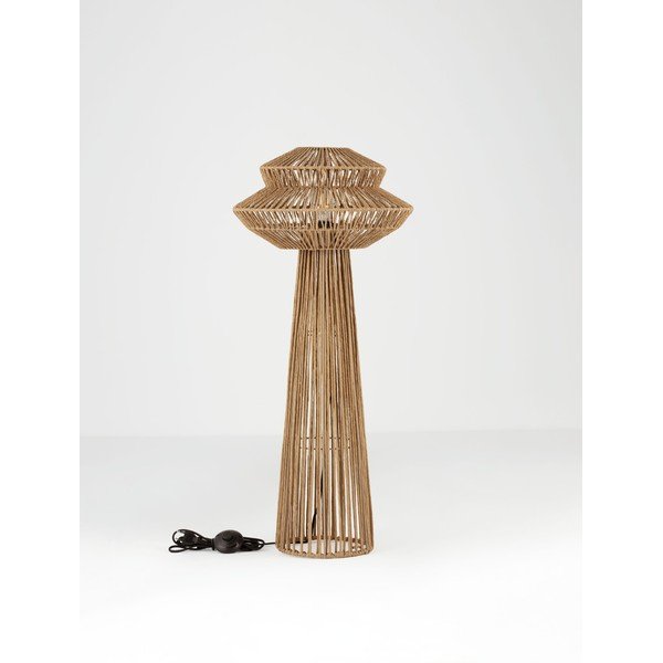 Natūralios spalvos iš virvės pastatomas šviestuvas (aukštis 90,5 cm) Nua – Nova Luce-image-3