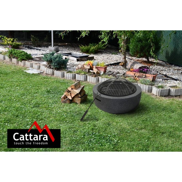 Juodas židinys iš degto akmens Cattara La Palma-image-4