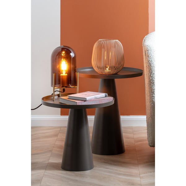 Rudo stiklo stalinis šviestuvas Leitmotiv Bell, aukštis 30 cm-image-1