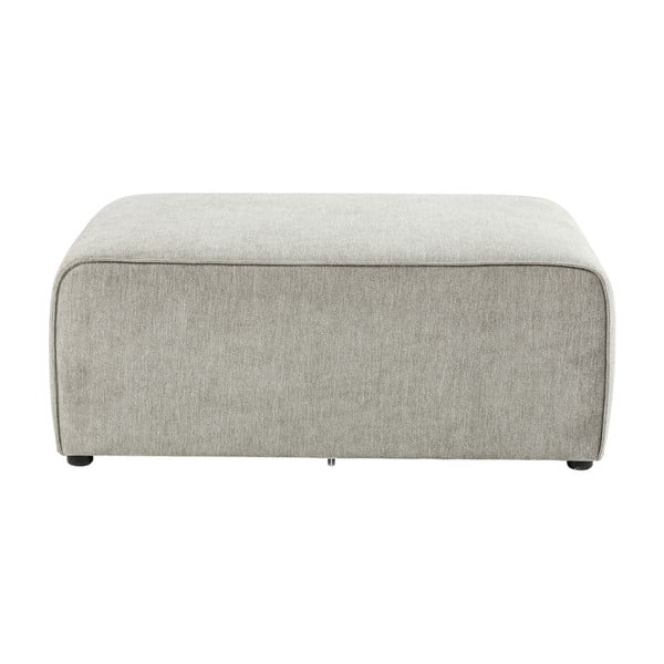 Pilkas pufas Kare Design Infinity modulinei sofai, 50 cm