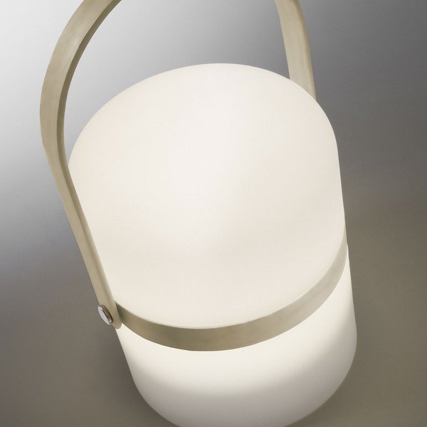 Baltas lauko šviestuvas Kave Home Janvir, aukštis 26,5 cm-image-1