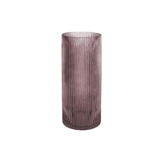 Rudos spalvos stiklo vaza PT LIVING Allure, aukštis 30 cm