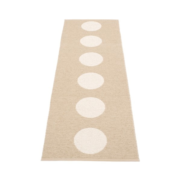 Smėlio spalvos lauko kilimas 70x225 cm Vera Beige – Pappelina