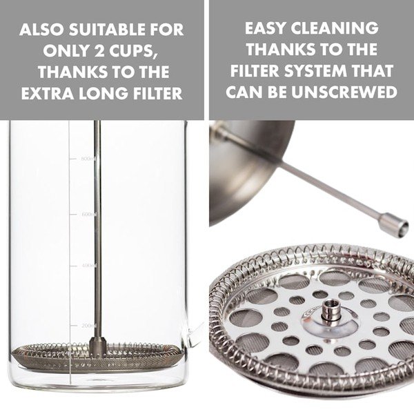 French Press kavinukas Klarstein Ristretto-image-4